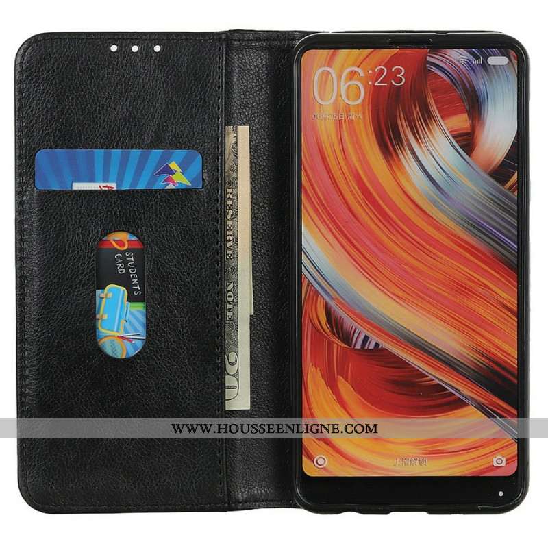 Flip Cover Samsung Galaxy A17 4G / 5G Cuir Fendu