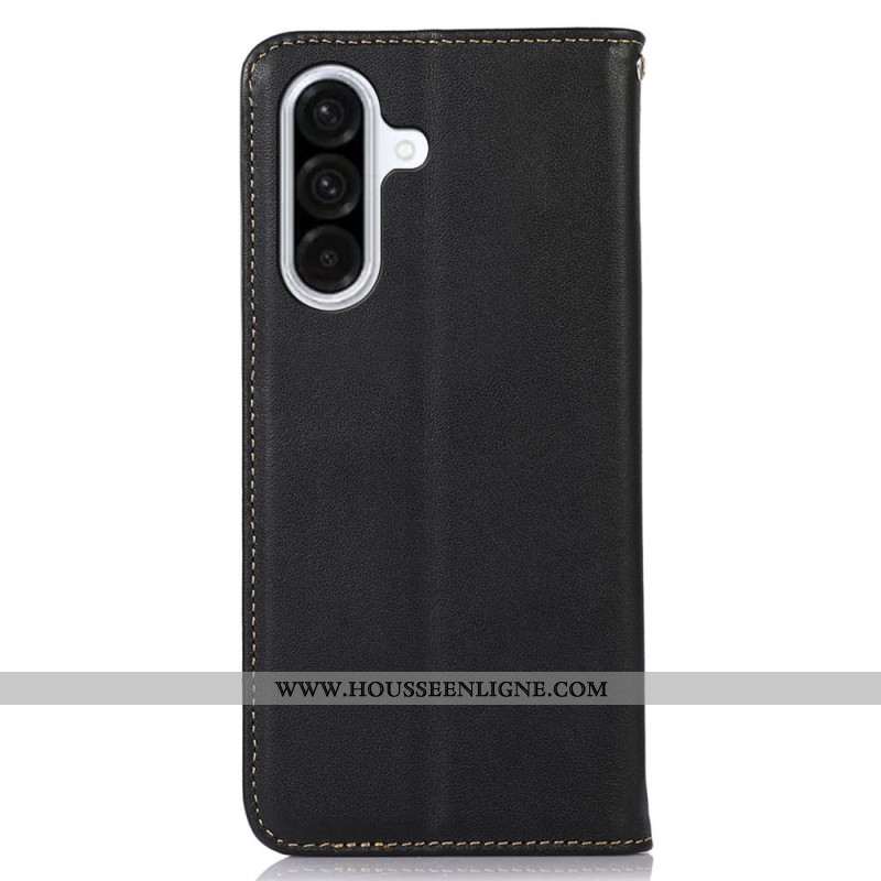 Flip Cover Samsung Galaxy A17 4G / 5G Cuir KHAZNEH