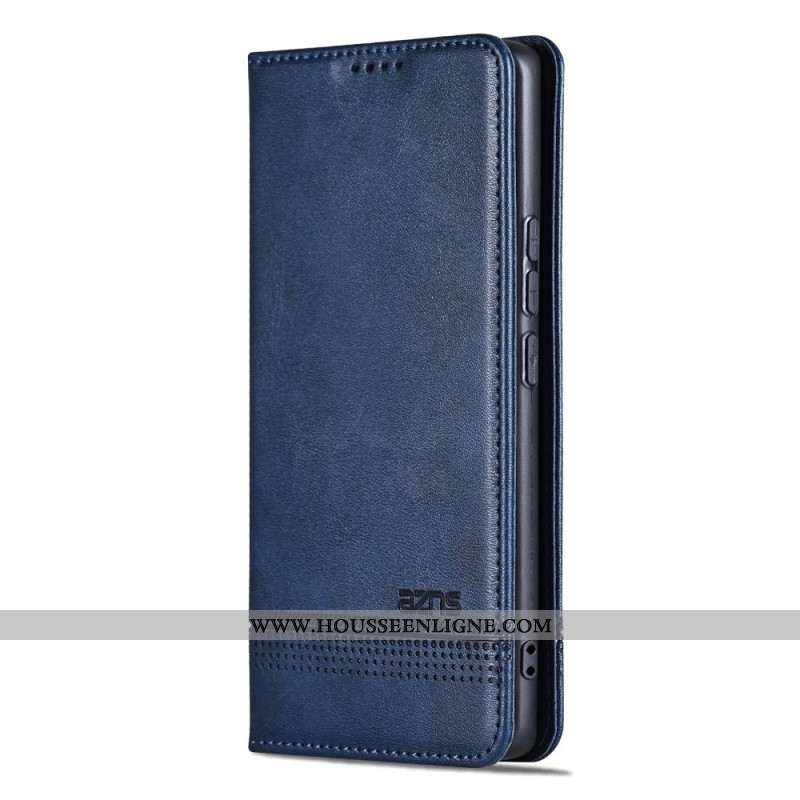 Flip Cover Samsung Galaxy A17 4G / 5G Effet Cuir AZNS