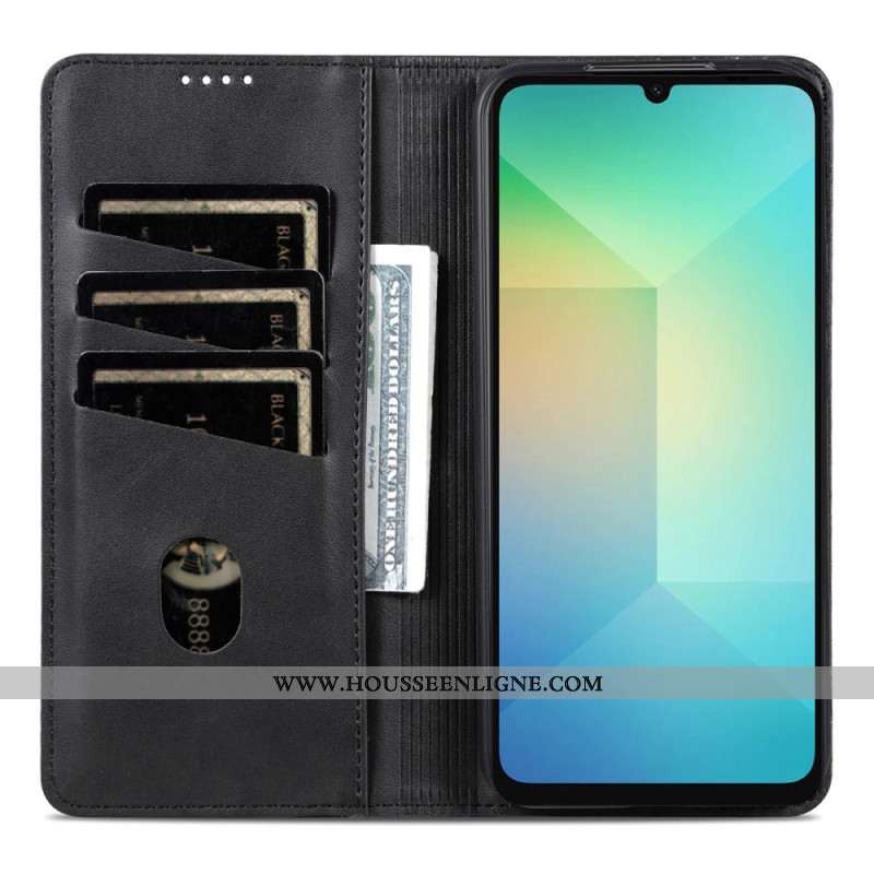 Flip Cover Samsung Galaxy A17 4G / 5G Effet Cuir AZNS