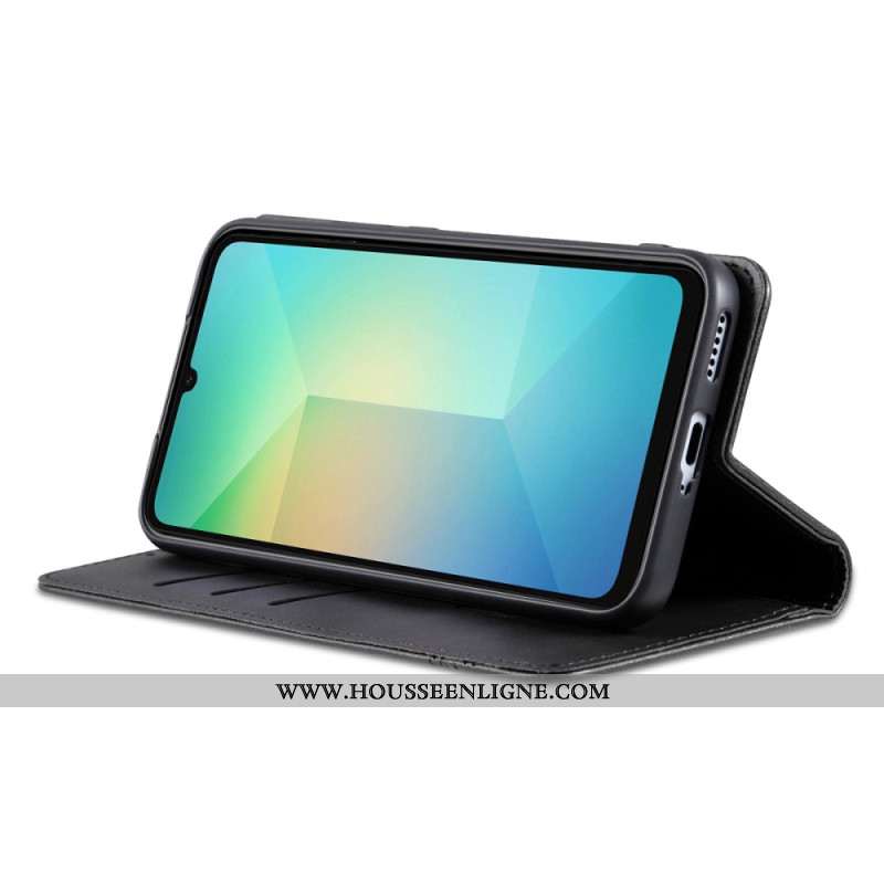 Flip Cover Samsung Galaxy A17 4G / 5G Effet Cuir AZNS