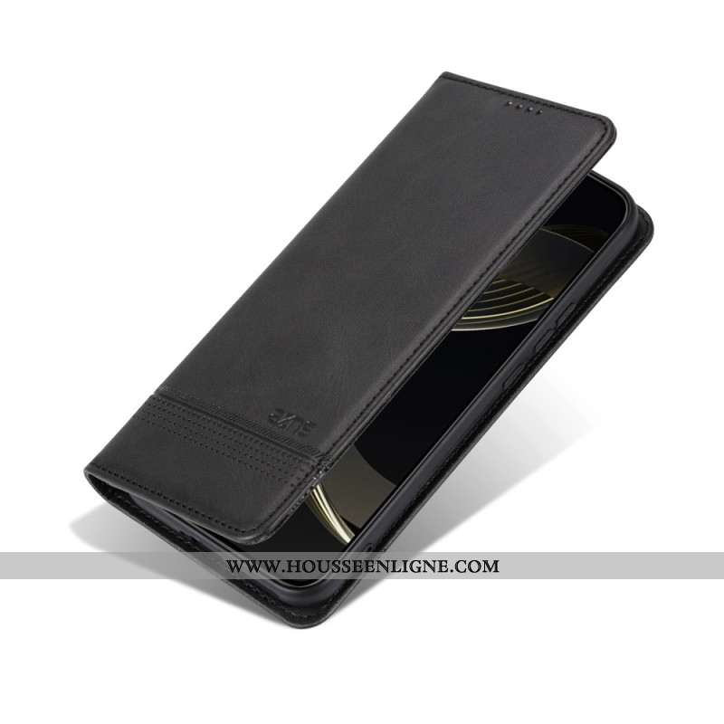 Flip Cover Samsung Galaxy A17 4G / 5G Effet Cuir AZNS