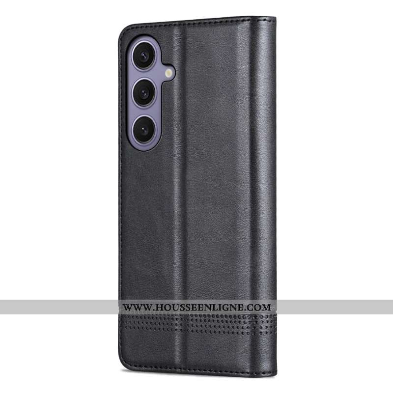 Flip Cover Samsung Galaxy A17 4G / 5G Effet Cuir AZNS