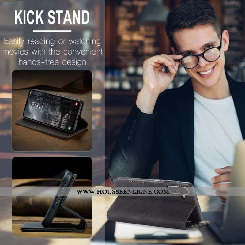 Flip Cover Samsung Galaxy A17 4G / 5G Effet Daim CASEME