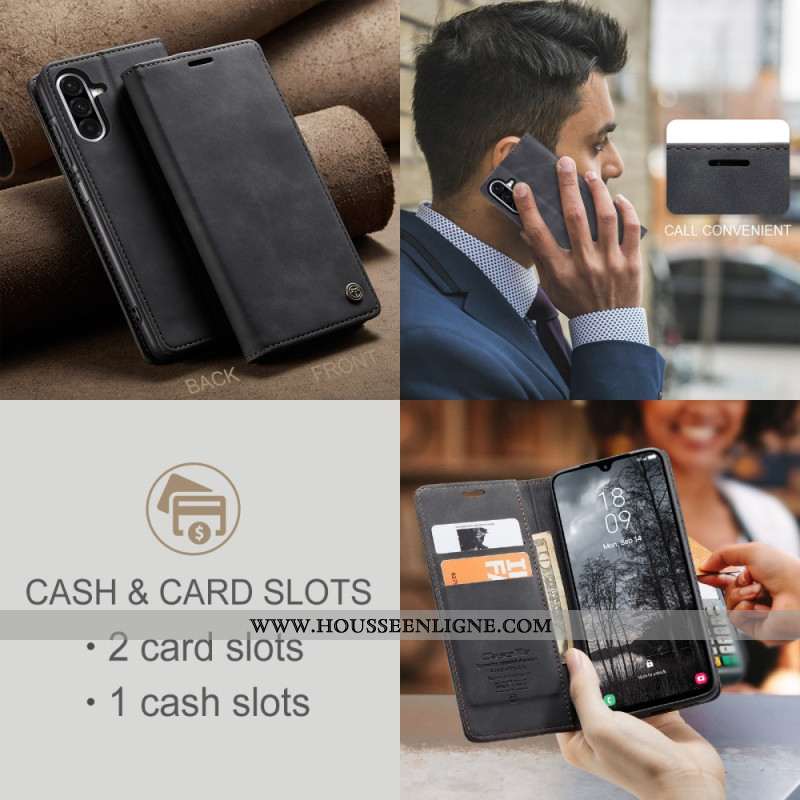 Flip Cover Samsung Galaxy A17 4G / 5G Effet Daim CASEME