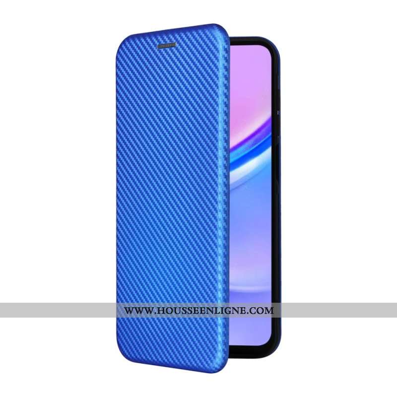 Flip Cover Samsung Galaxy A17 4G / 5G Fibre Carbone