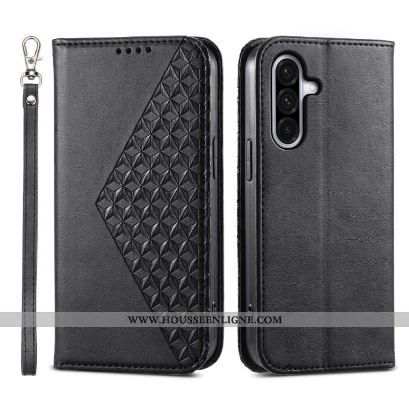 Flip Cover Samsung Galaxy A17 4G / 5G Motif Losanges