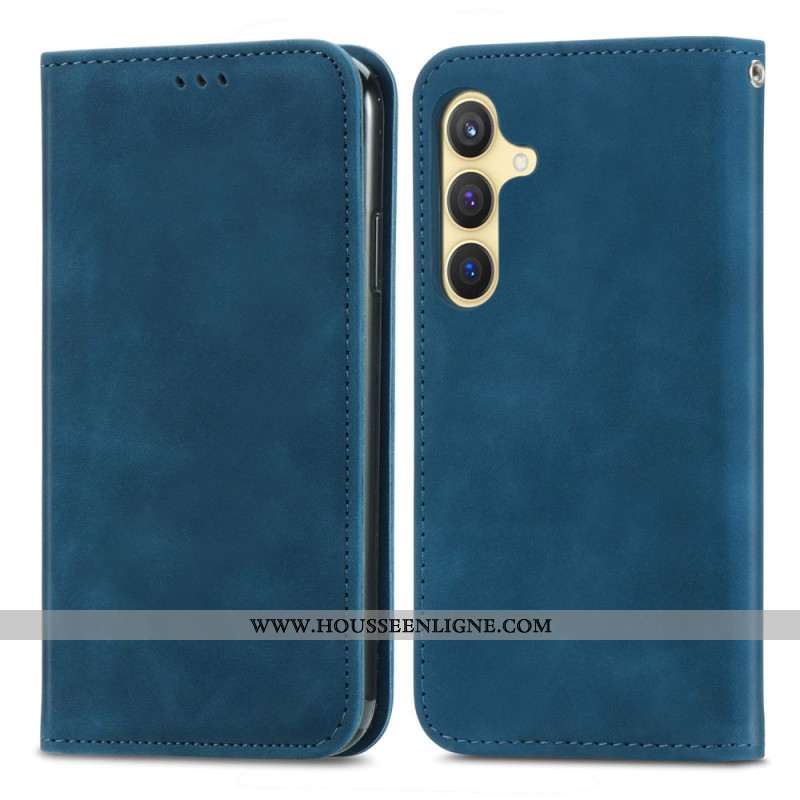 Flip Cover Samsung Galaxy S25 5G Effet Daim