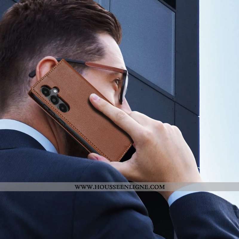 Flip Cover Samsung Galaxy S25 5G Fermeture Magnétique