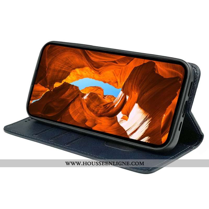 Flip Cover Samsung Galaxy S25 5G Fermeture Magnétique Intégrée