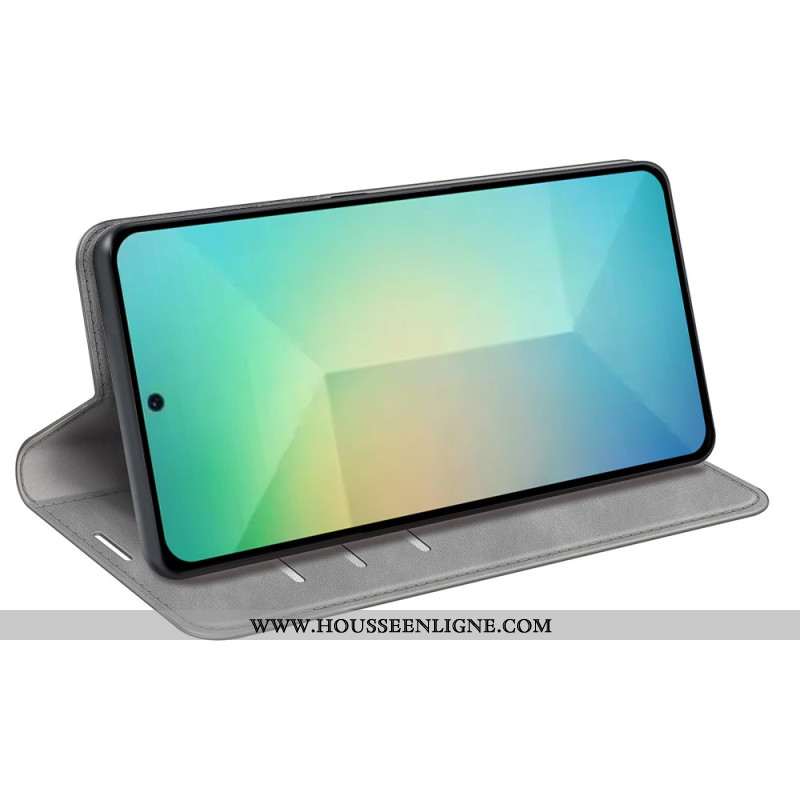 Flip Cover Samsung Galaxy S25 5G Simili Cuir Classique