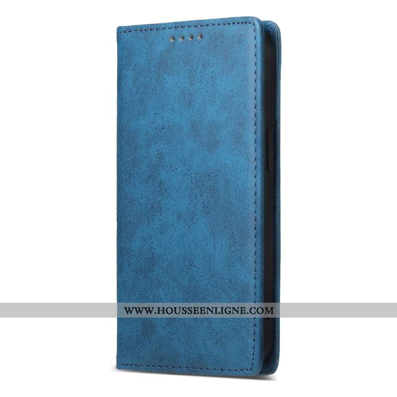 Flip Cover Samsung Galaxy S25 Edge Blocage RFID Simili Cuir