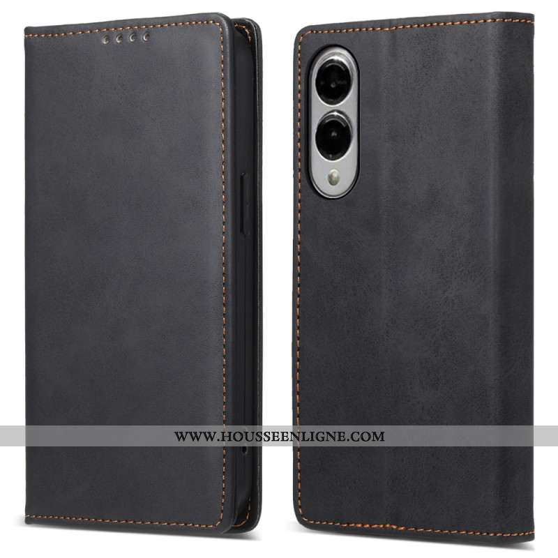 Flip Cover Samsung Galaxy S25 Edge Blocage RFID Simili Cuir