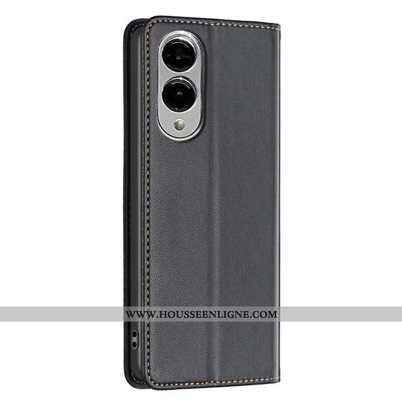 Flip Cover Samsung Galaxy S25 Edge Classsique BINFEN COLOR