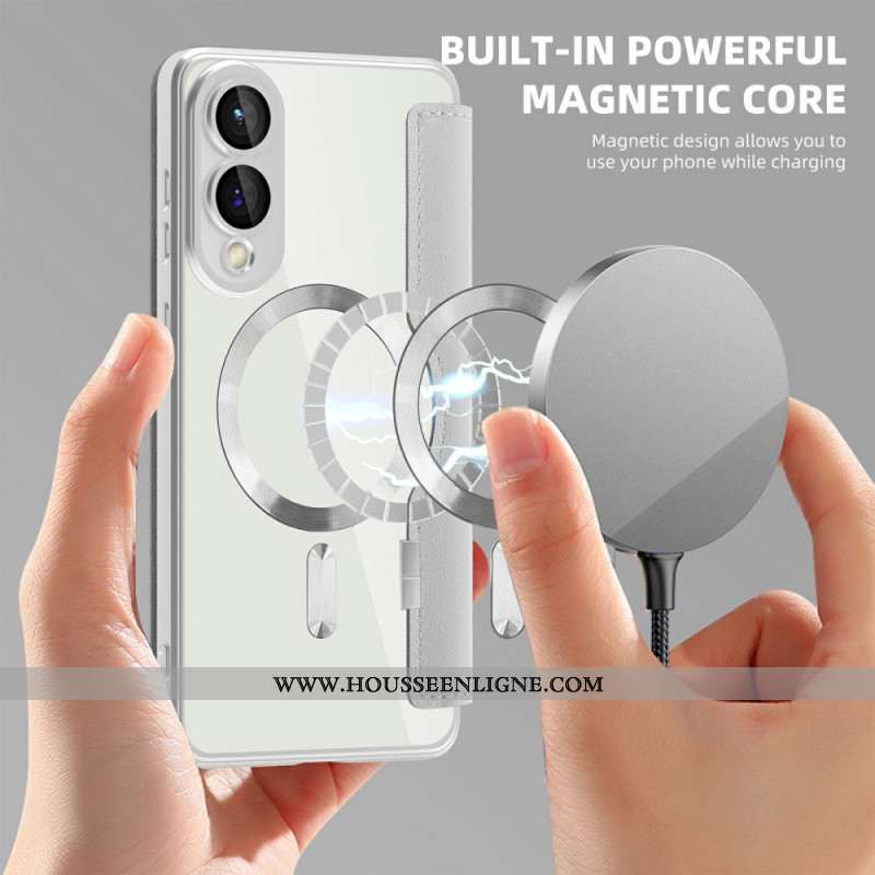 Flip Cover Samsung Galaxy S25 Edge Compatible MagSafe Matelassée