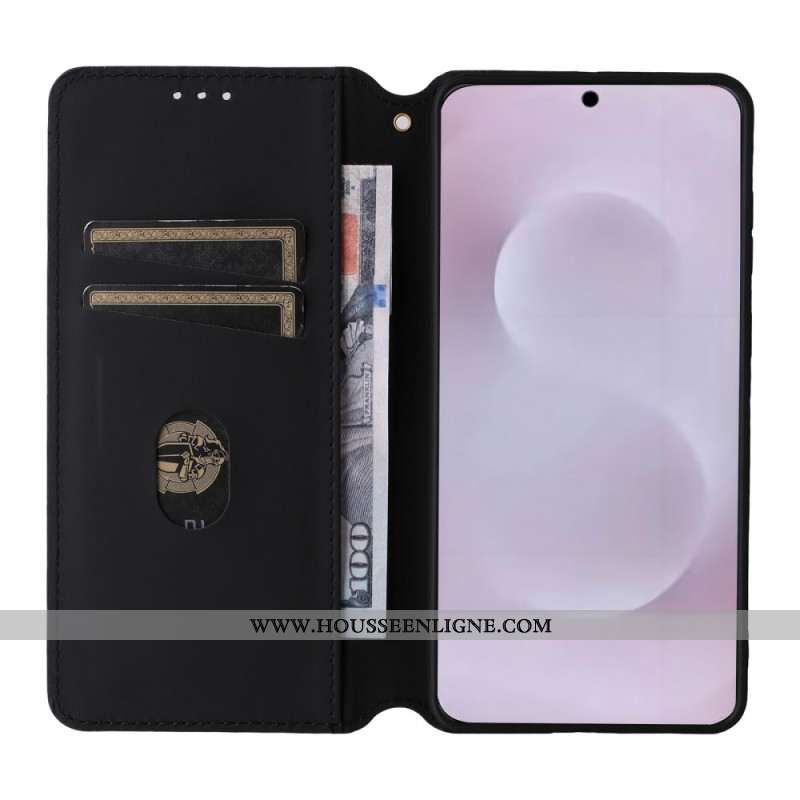 Flip Cover Samsung Galaxy S25 Edge Cubes 3D