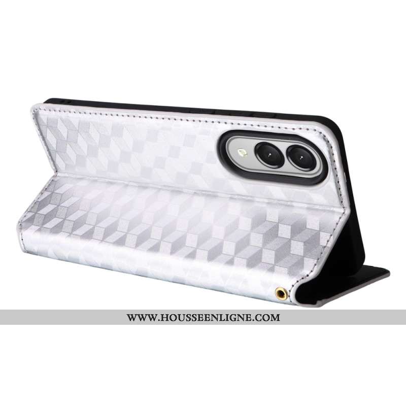 Flip Cover Samsung Galaxy S25 Edge Cubes 3D