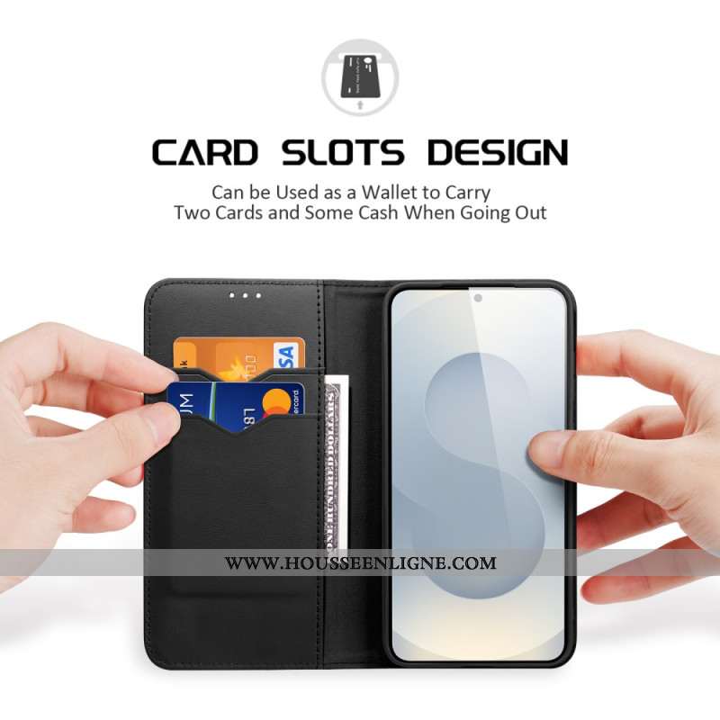 Flip Cover Samsung Galaxy S25 Edge Hivo Series DUX DUCIS