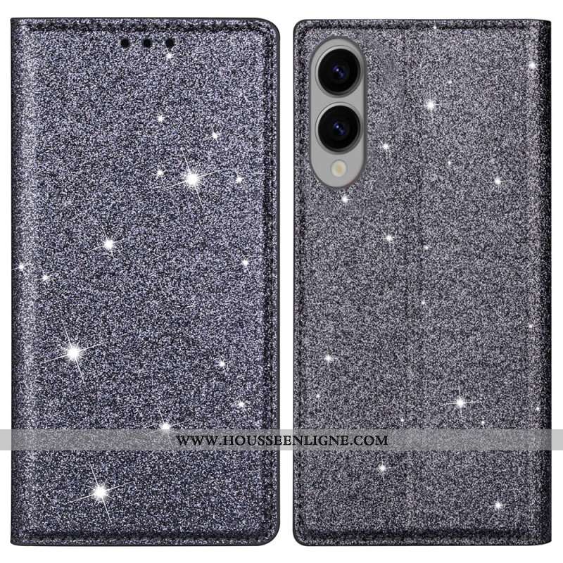 Flip Cover Samsung Galaxy S25 Edge Paillettes