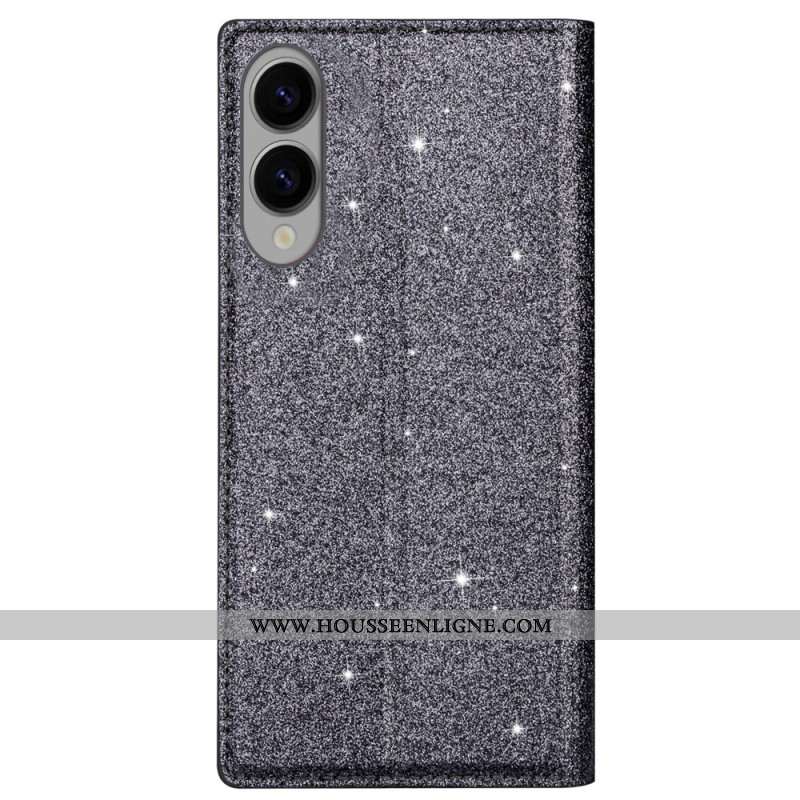Flip Cover Samsung Galaxy S25 Edge Paillettes