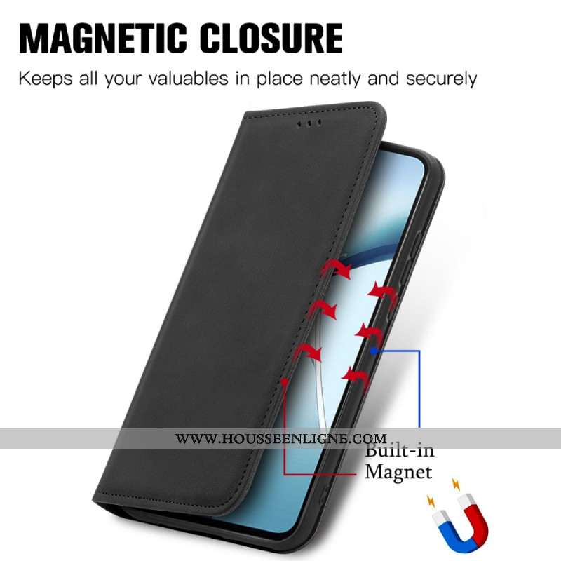 Flip Cover Samsung Galaxy S25 Edge Porte-Cartes et Fermeture Magnétique