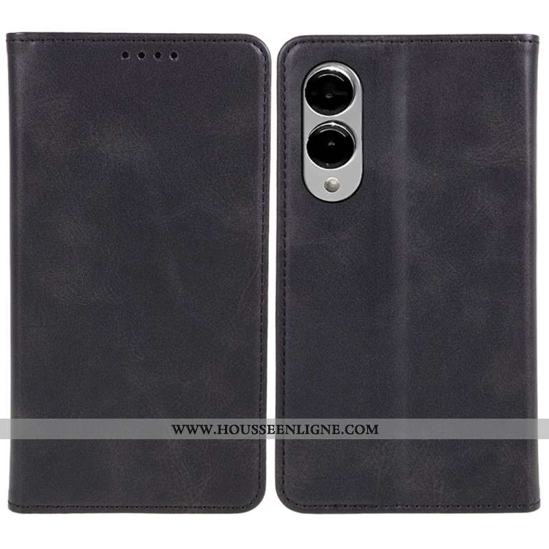 Flip Cover Samsung Galaxy S25 Edge Simili Cuir