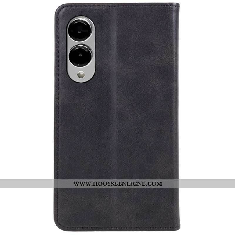 Flip Cover Samsung Galaxy S25 Edge Simili Cuir