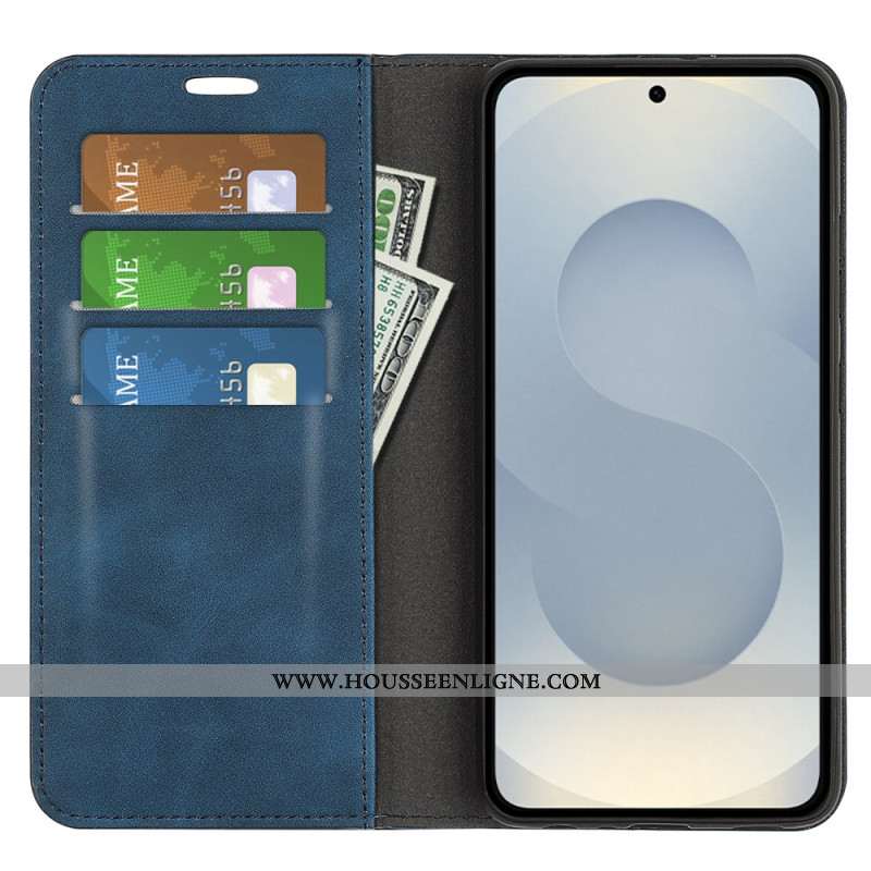 Flip Cover Samsung Galaxy S25 Edge Style Cuir