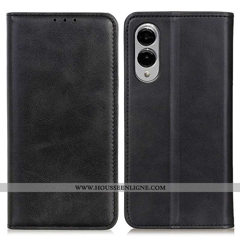 Flip Cover Samsung Galaxy S25 Edge Texture Cuir