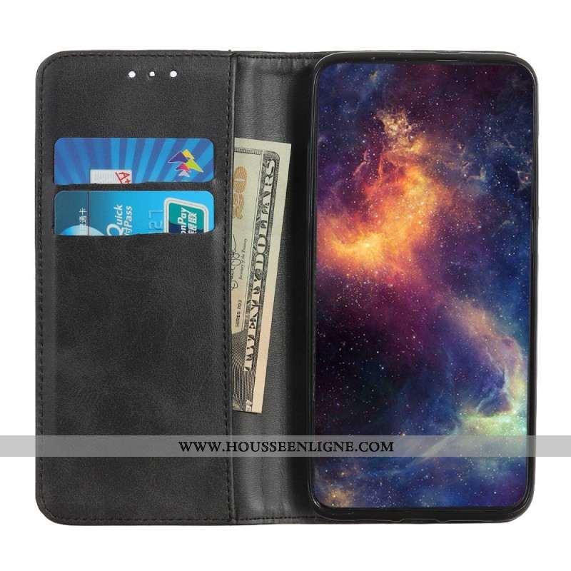Flip Cover Samsung Galaxy S25 Edge Texture Cuir