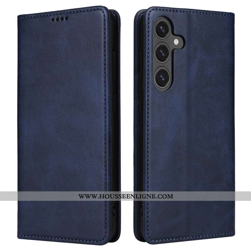 Flip Cover Samsung Galaxy S25 FE Effet Cuir