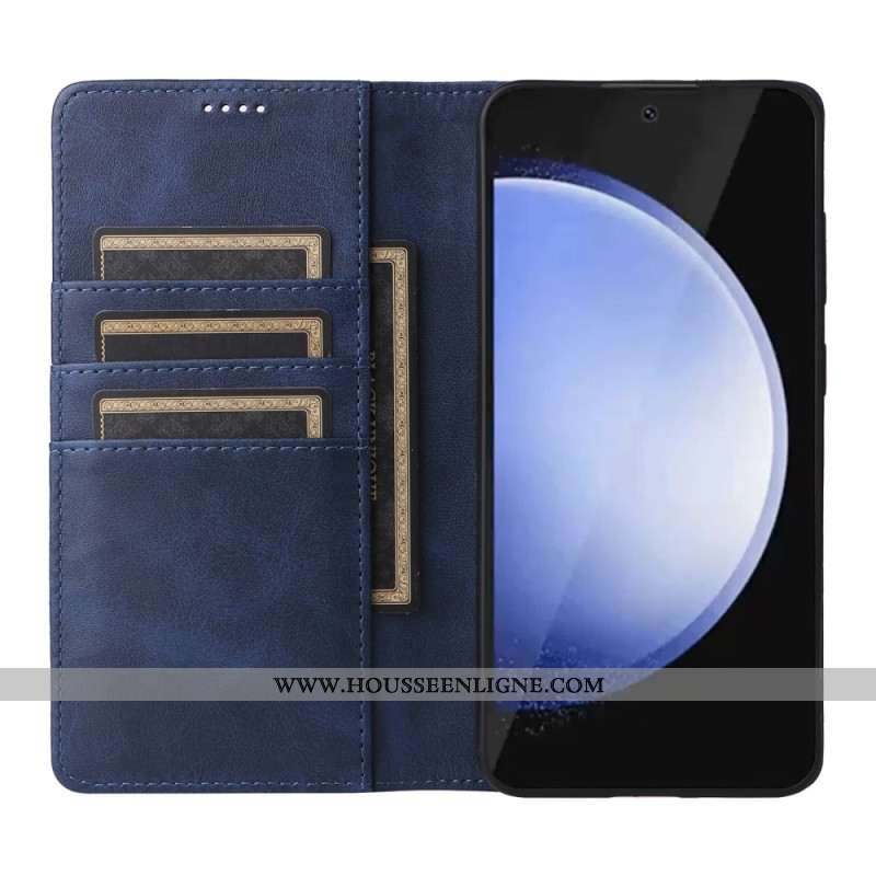 Flip Cover Samsung Galaxy S25 FE Effet Cuir