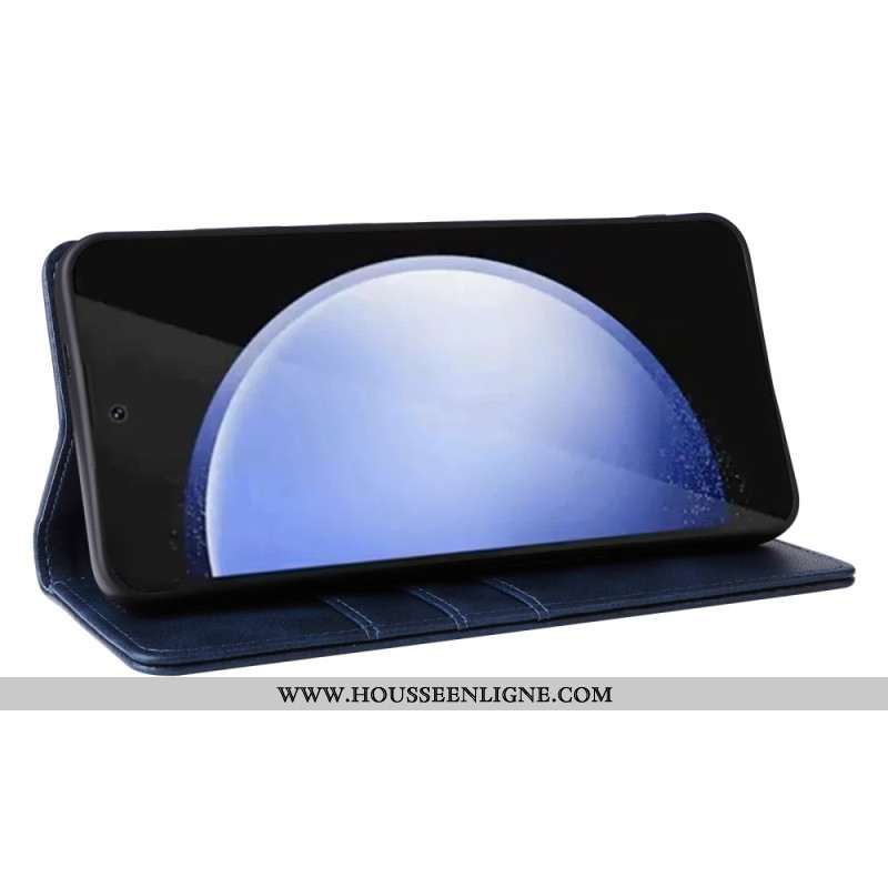 Flip Cover Samsung Galaxy S25 FE Effet Cuir