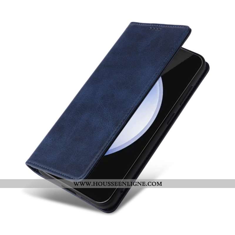 Flip Cover Samsung Galaxy S25 FE Effet Cuir