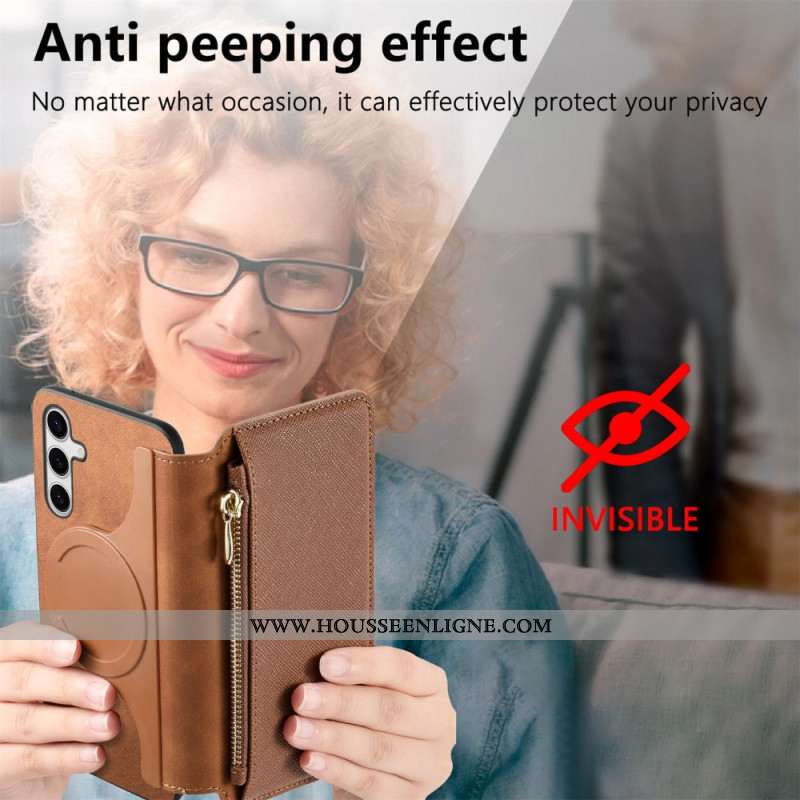 Flip Cover Samsung Galaxy S25 Plus 5G Compatible MagSafe