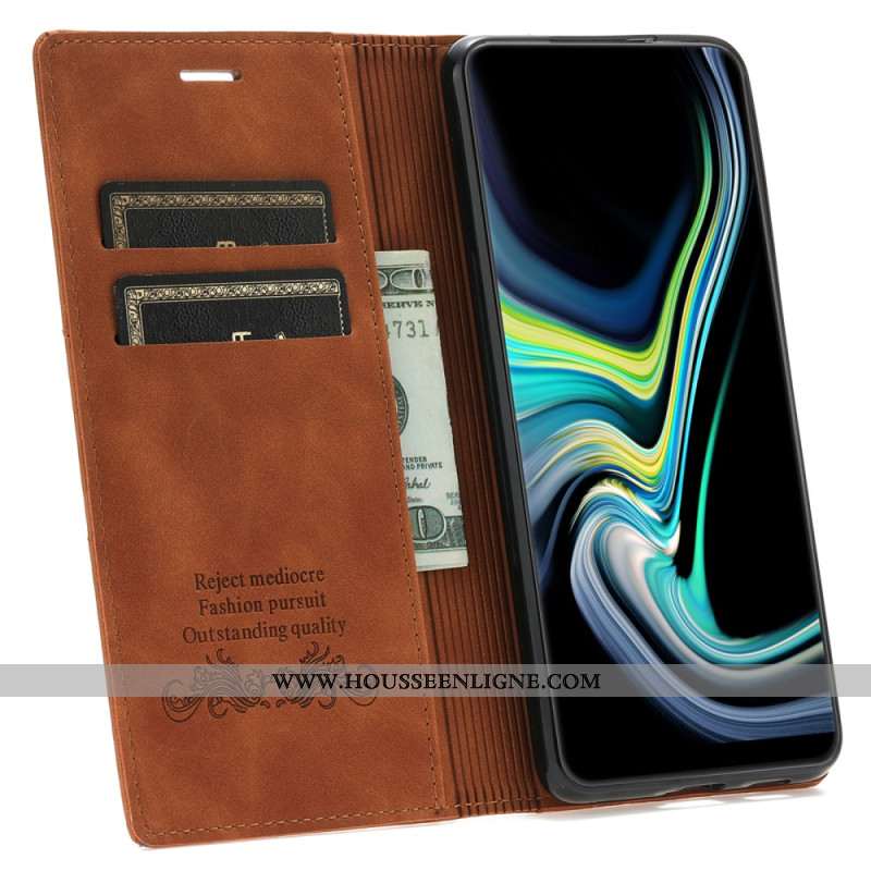 Flip Cover Samsung Galaxy S25 Plus 5G Fermoir Magnétique