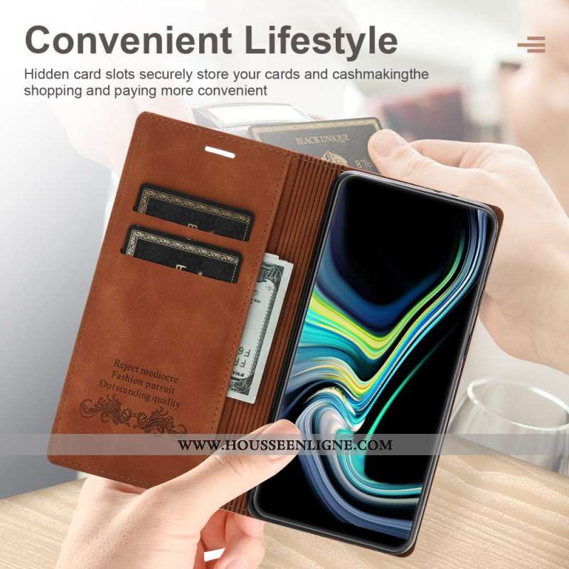 Flip Cover Samsung Galaxy S25 Plus 5G Fermoir Magnétique