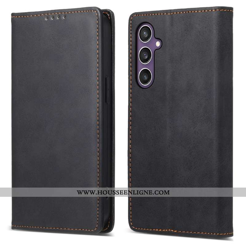 Flip Cover Samsung Galaxy S25 Plus 5G Portefeuille RFID