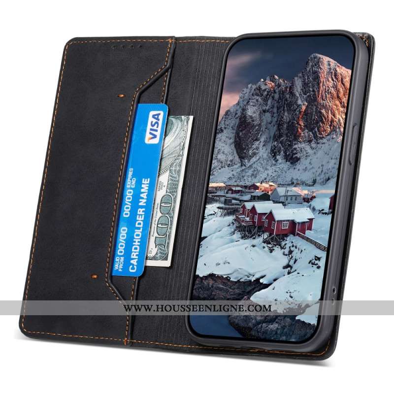 Flip Cover Samsung Galaxy S25 Plus 5G Portefeuille RFID