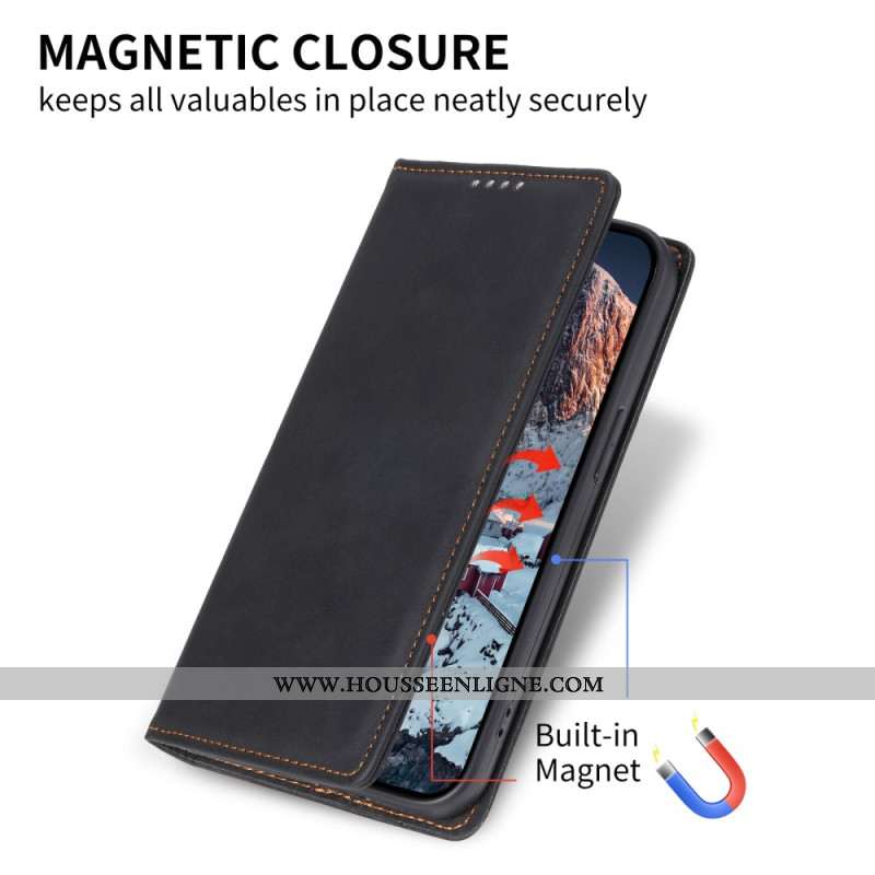 Flip Cover Samsung Galaxy S25 Plus 5G Portefeuille RFID