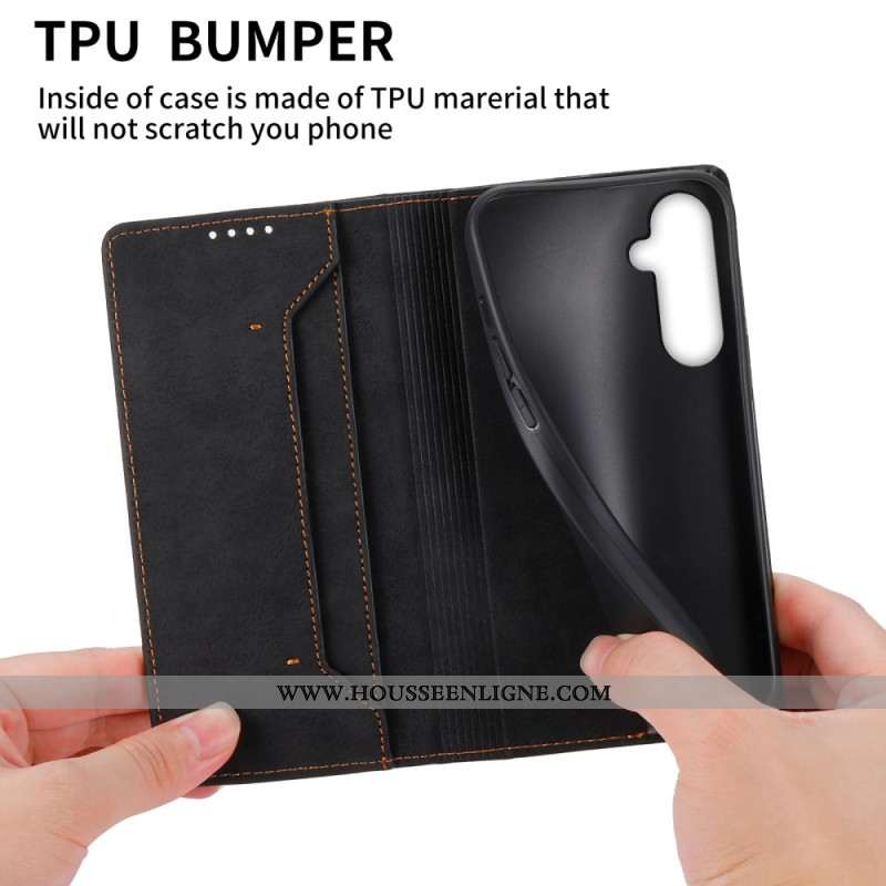 Flip Cover Samsung Galaxy S25 Plus 5G Portefeuille RFID