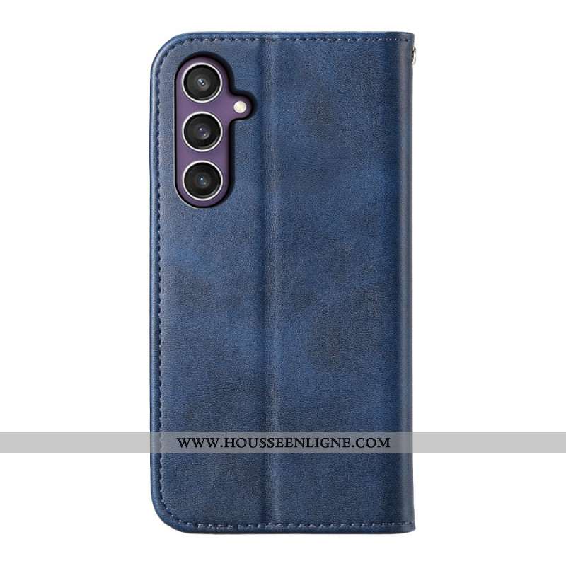 Flip Cover Samsung Galaxy S25 Plus 5G Texture Veau