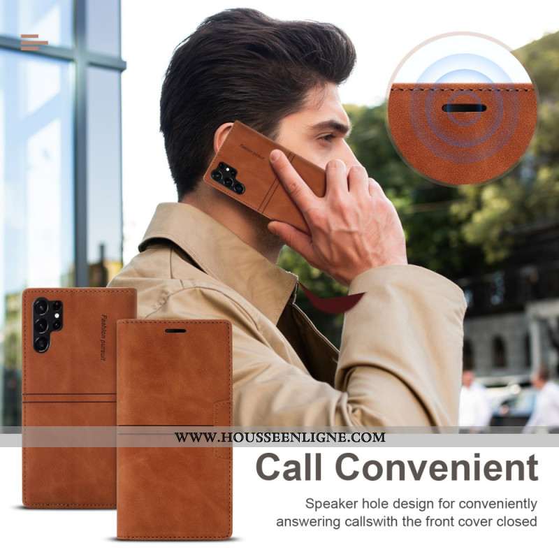 Flip Cover Samsung Galaxy S25 Ultra 5G Double Lignes