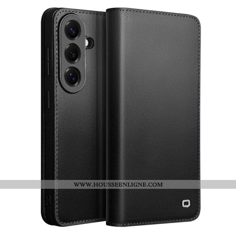 Flip Cover Samsung Galaxy S26 Cuir Mat QIALINO