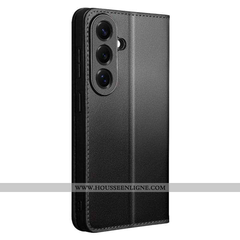 Flip Cover Samsung Galaxy S26 Cuir Mat QIALINO