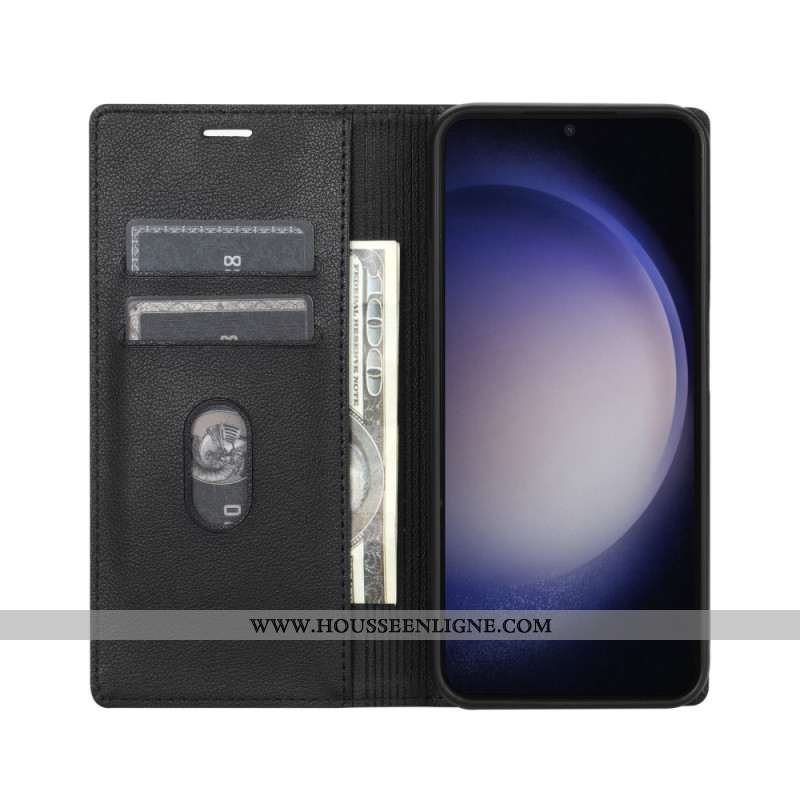 Flip Cover Samsung Galaxy S26 Effet Cuir Fermeture Magnétique