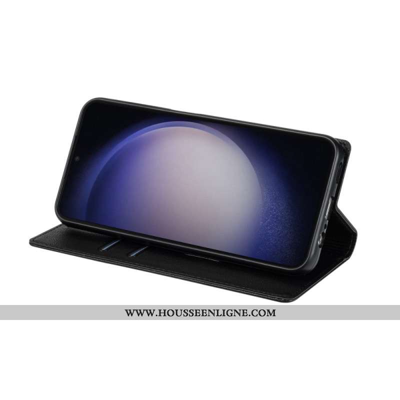 Flip Cover Samsung Galaxy S26 Effet Cuir Fermeture Magnétique