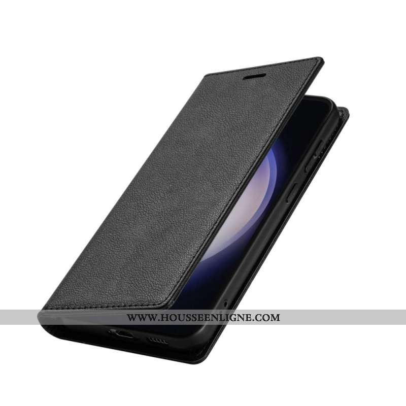 Flip Cover Samsung Galaxy S26 Effet Cuir Fermeture Magnétique
