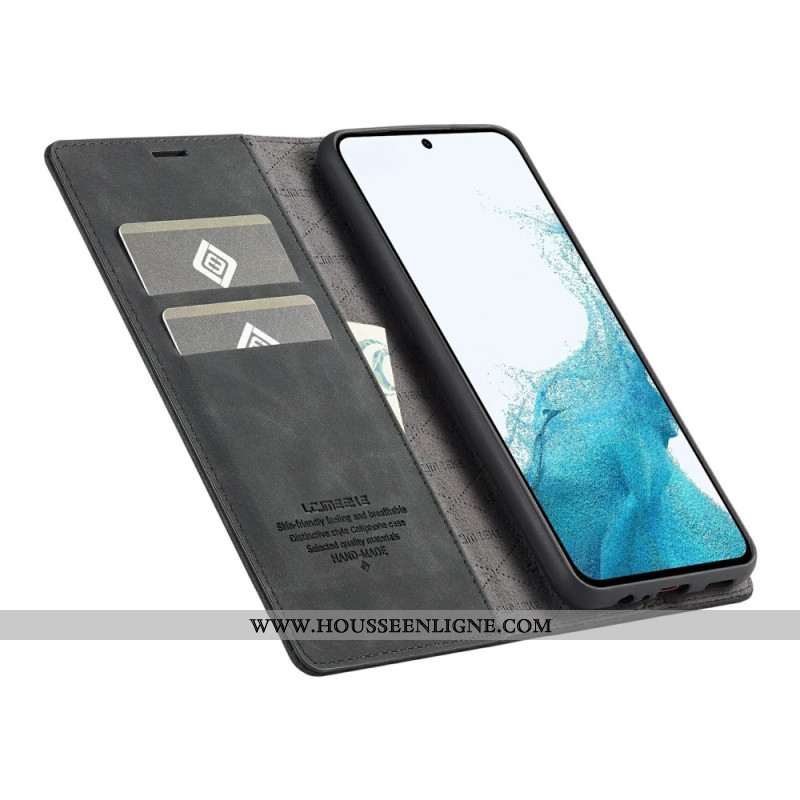 Flip Cover Samsung Galaxy S26 Effet Cuir LC.IMEEKE