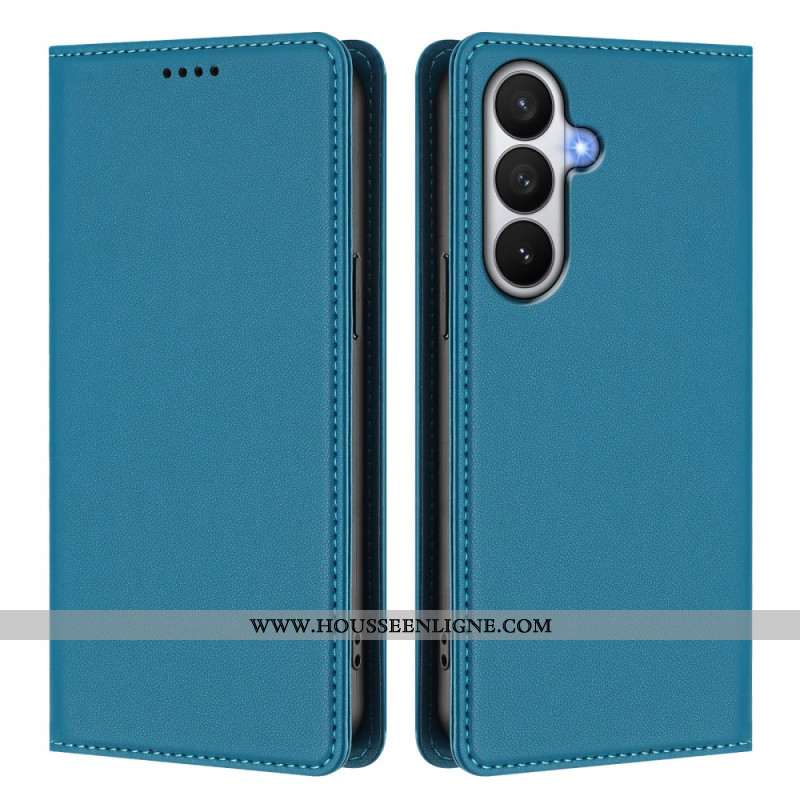 Flip Cover Samsung Galaxy S26 Fermeture Magnétique et Protection RFID